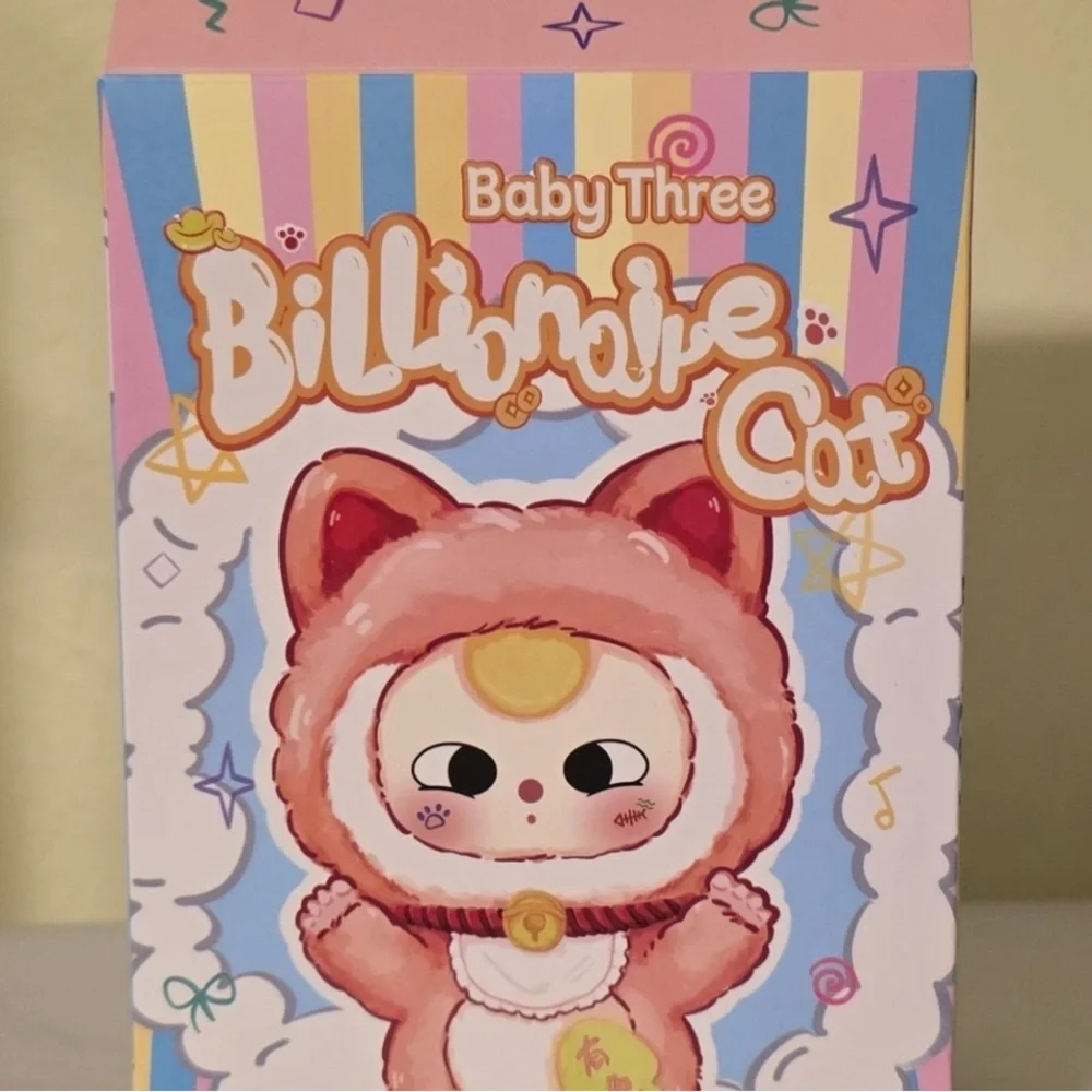 NIB Rare SECRET Baby
Three Billionaire Cat - Boba
Eyes, Rare Tongue Out - Picture 2 of 5